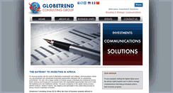 Desktop Screenshot of globetrendgroup.com