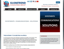 Tablet Screenshot of globetrendgroup.com